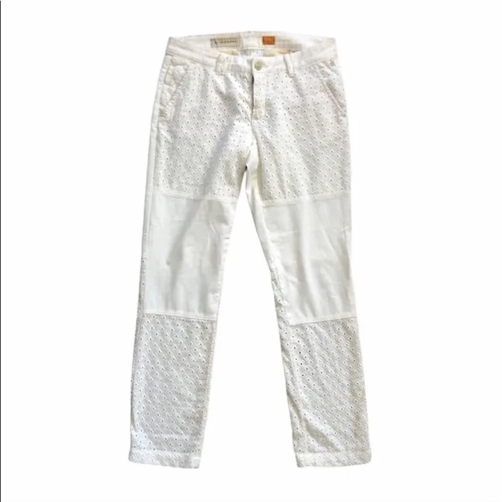 Anthropologie Eyelet Pants